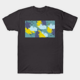 The Old Surface| Abstract Brushstrokes Scribbles T-Shirt